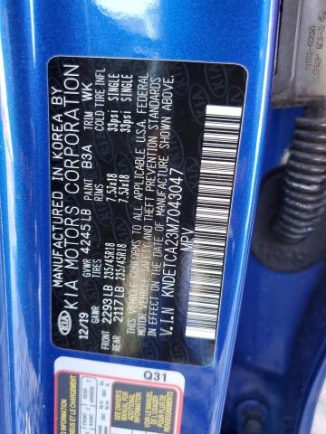 2021 KIA SELTOS SX KNDETCA23M7043047