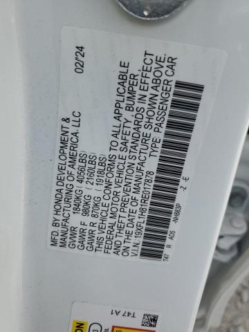 2024 HONDA CIVIC SPOR - 19XFL1H81RE017878