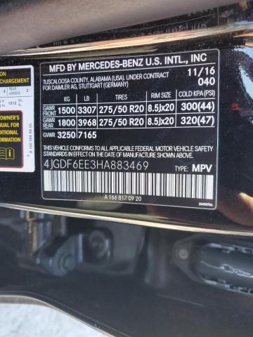 2017 MERCEDES-BENZ GLS 450 4M - 4JGDF6EE3HA883469