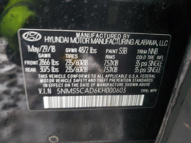 2019 HYUNDAI SANTA FE L - 5NMS5CAD6KH000603