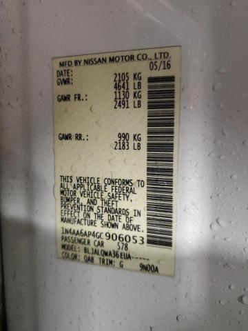 2016 NISSAN MAXIMA 3.5 - 1N4AA6AP4GC906053
