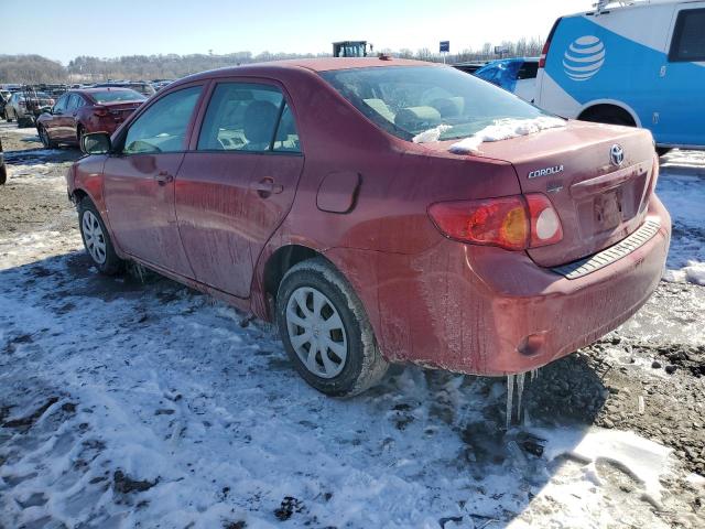 TOYOTA COROLLA BA 2009 burgundy  gas 1NXBU40E59Z161980 photo #3