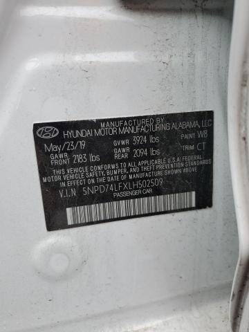 2020 HYUNDAI ELANTRA SE - 5NPD74LFXLH502509
