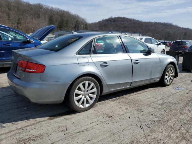 AUDI A4 PREMIUM 2011 gray  gas WAUFFAFLXBN052772 photo #4