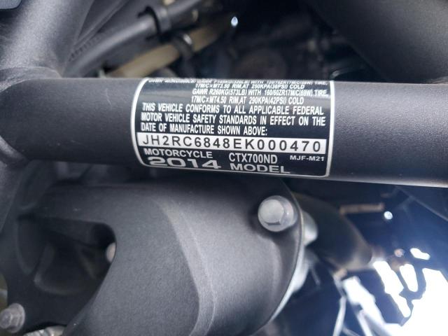 2014 HONDA CTX700 ND JH2RC6848EK000470