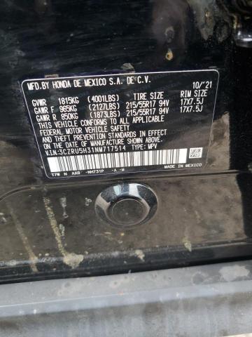 2022 HONDA HR-V LX - 3CZRU5H31NM717514
