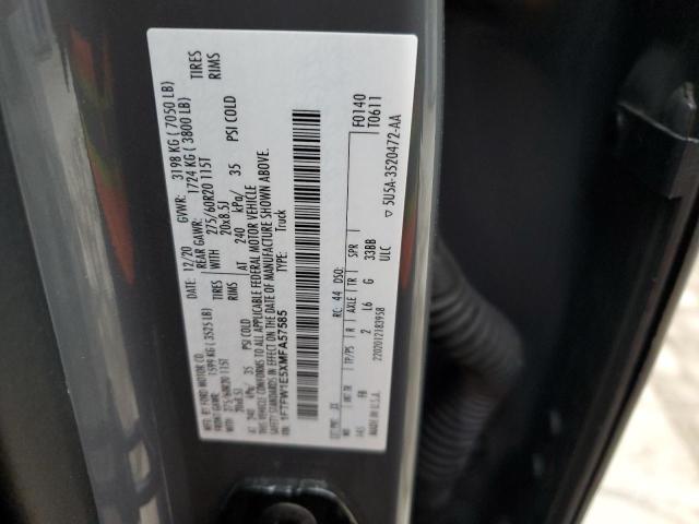 2021 FORD F150 SUPER 1FTFW1E5XMFA57585
