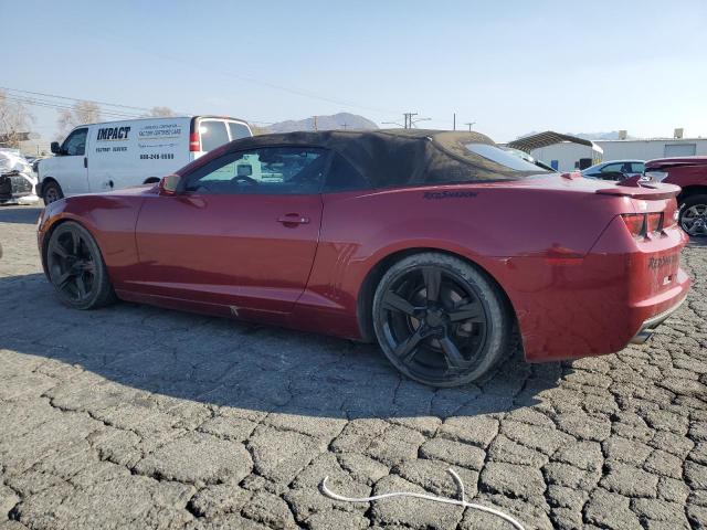 CHEVROLET CAMARO LT 2013 burgundy converti gas 2G1FB3D39D9116411 photo #3