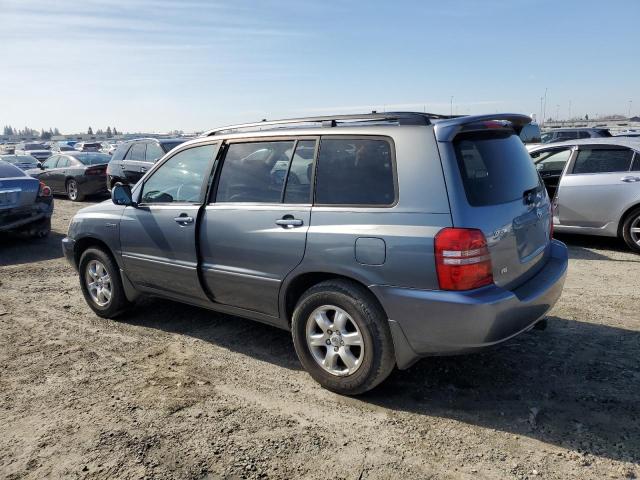 TOYOTA HIGHLANDER 2003 blue  gas JTEGF21A130107333 photo #3