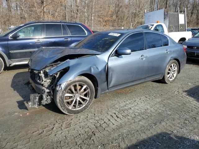 INFINITI G35 2008 blue sedan 4d gas JNKBV61F98M253403 photo #1