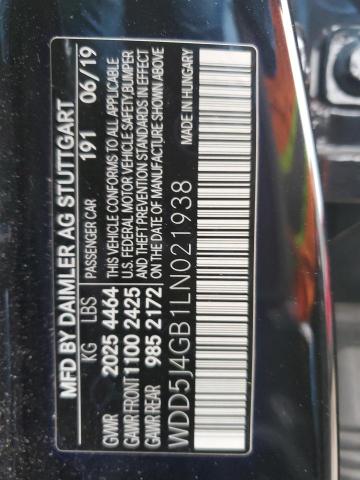 2020 MERCEDES-BENZ CLA 250 - WDD5J4GB1LN021938