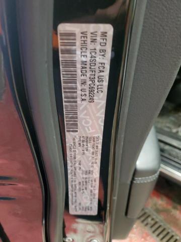 2023 DODGE DURANGO PU 1C4SDJFT3PC692249