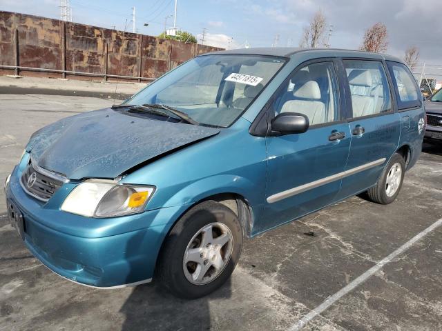 MAZDA MPV WAGON 2001 blue  gas JM3LW28G310175120 photo #1