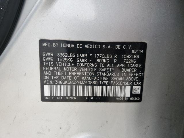 2015 HONDA FIT LX - 3HGGK5G52FM740860