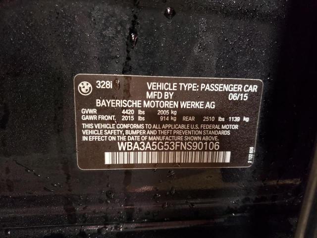 2015 BMW 328 I - WBA3A5G53FNS90106