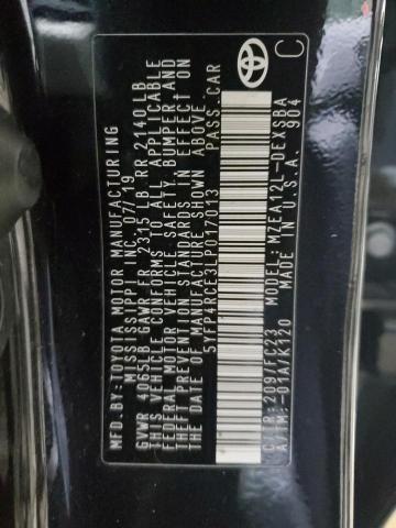 2020 TOYOTA COROLLA SE 5YFP4RCE3LP017013