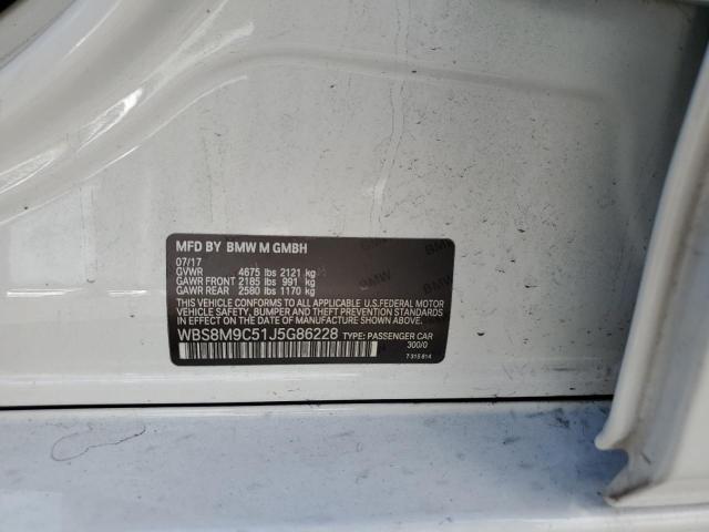 2018 BMW M3 WBS8M9C51J5G86228