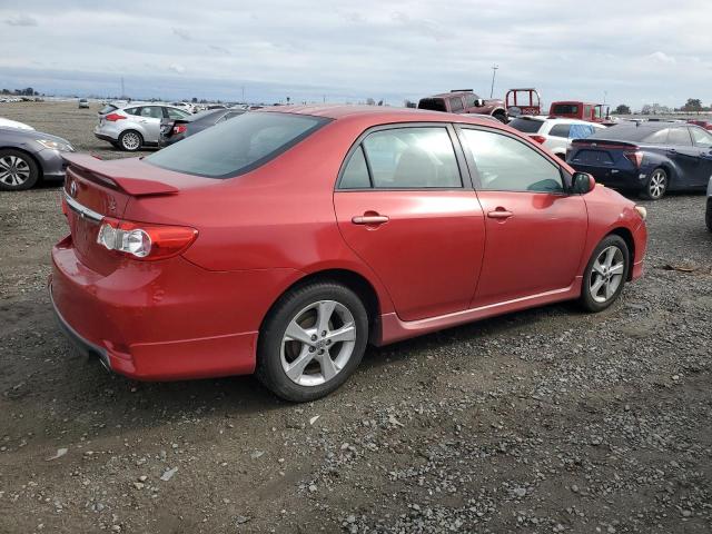 TOYOTA COROLLA BA 2012 red  gas 2T1BU4EE7CC805836 photo #4