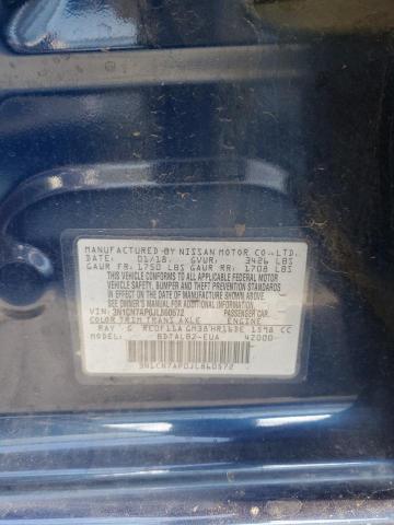 2018 NISSAN VERSA S - 3N1CN7AP0JL860572