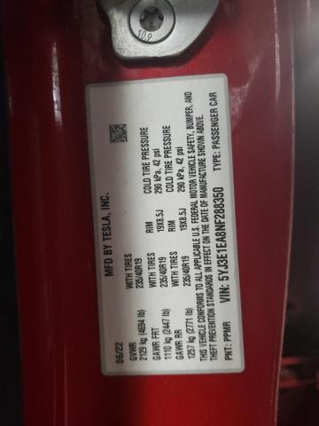 2022 TESLA MODEL 3 - 5YJ3E1EA8NF288350