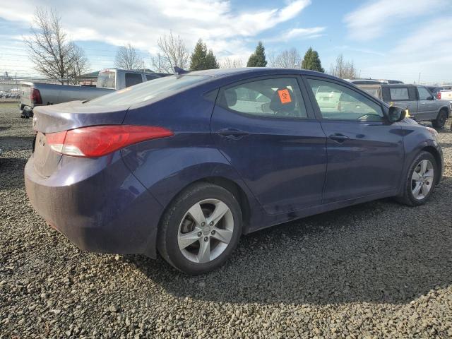 HYUNDAI ELANTRA GL 2013 blue sedan 4d gas 5NPDH4AE3DH161141 photo #4