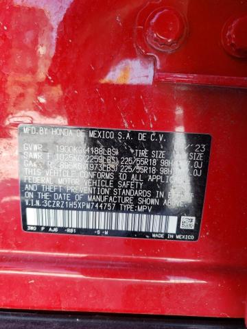 2023 HONDA HR-V SPORT 3CZRZ1H5XPM744757