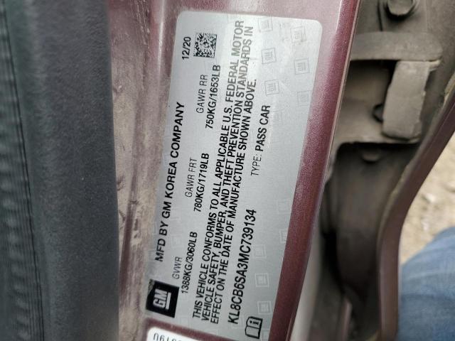 2021 CHEVROLET SPARK LS - KL8CB6SA3MC739134