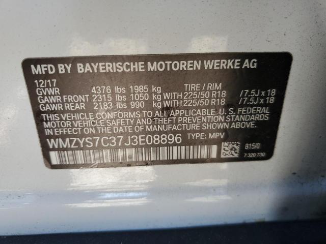 2018 MINI COOPER COU - WMZYS7C37J3E08896