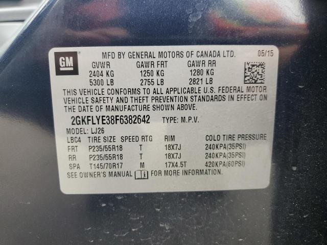 2015 GMC TERRAIN SL - 2GKFLYE38F6382642