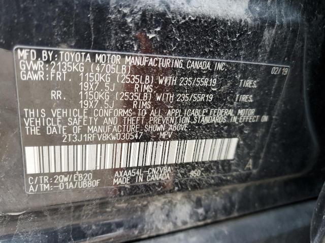 2019 TOYOTA RAV4 ADVEN - 2T3J1RFV8KW030547