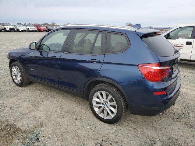 BMW X3 XDRIVE2 2016 blue  diesel 5UXWY3C55G0N88837 photo #3