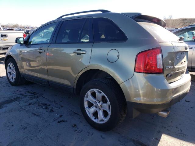 FORD EDGE SEL 2013 green  gas 2FMDK4JC4DBC18096 photo #3