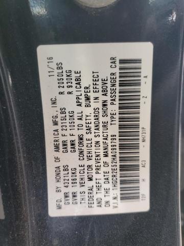 2017 HONDA ACCORD SPORT 1HGCR2E52HA099799