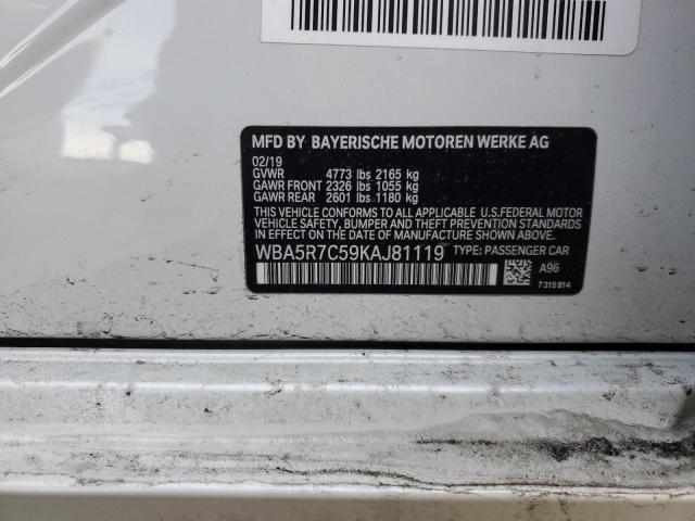 2019 BMW 330XI - WBA5R7C59KAJ81119