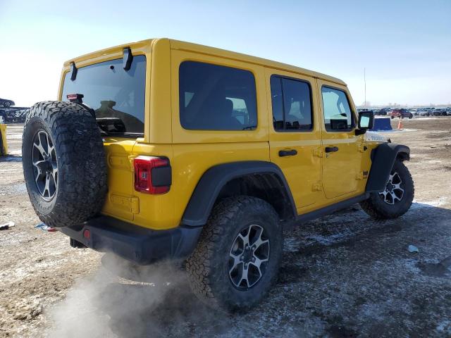JEEP WRANGLER U 2020 yellow  gas 1C4HJXFG6LW186612 photo #4