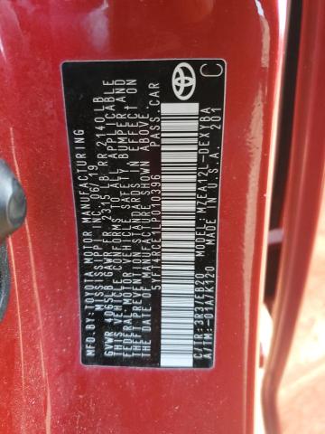 2020 TOYOTA COROLLA XS - 5YFT4RCE1LP010396