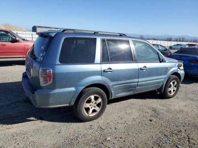 HONDA PILOT EX 2006 blue  gas 5FNYF28556B052361 photo #4