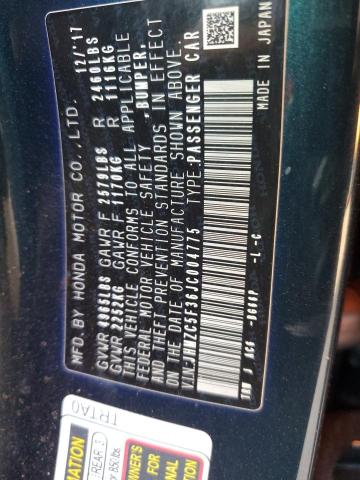 2018 HONDA CLARITY TO JHMZC5F36JC004775