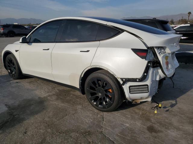 TESLA MODEL Y 2021 white  electric 5YJYGDEE7MF090698 photo #3