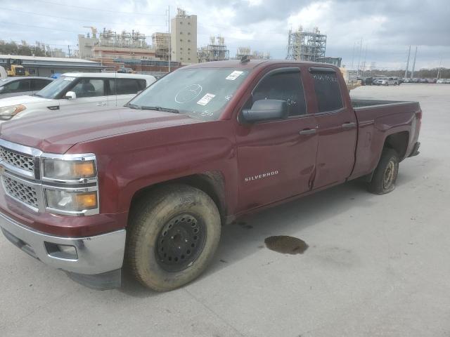 CHEVROLET SILVERADO 2014 burgundy 4dr ext gas 1GCRCREHXEZ313108 photo #1