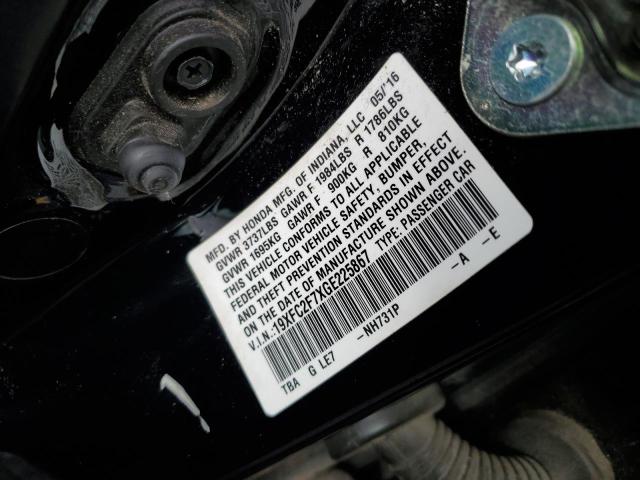 2016 HONDA CIVIC EX - 19XFC2F7XGE225867