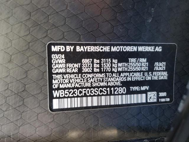 2025 BMW IX XDRIVE5 - WB523CF03SCS11280