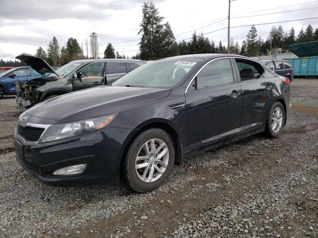 KIA OPTIMA LX 2013 black  gas 5XXGM4A7XDG248136 photo #1