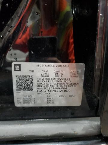 2018 CHEVROLET COLORADO L 1GCGTCEN1J1244070