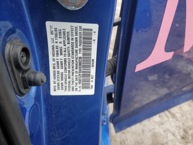 2017 HONDA CIVIC LX - 19XFC2F55HE080236