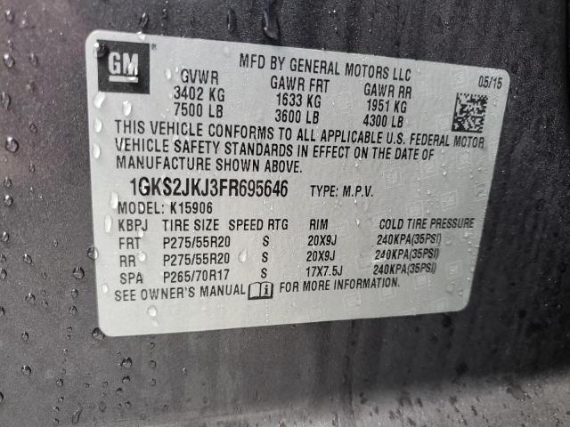 2015 GMC YUKON XL D - 1GKS2JKJ3FR695646