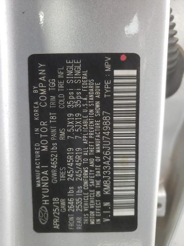 2018 HYUNDAI TUCSON VAL - KM8J33A26JU749887