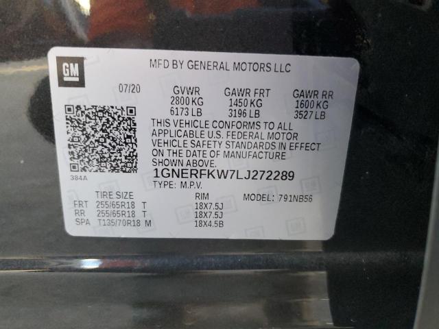 2020 CHEVROLET TRAVERSE L - 1GNERFKW7LJ272289