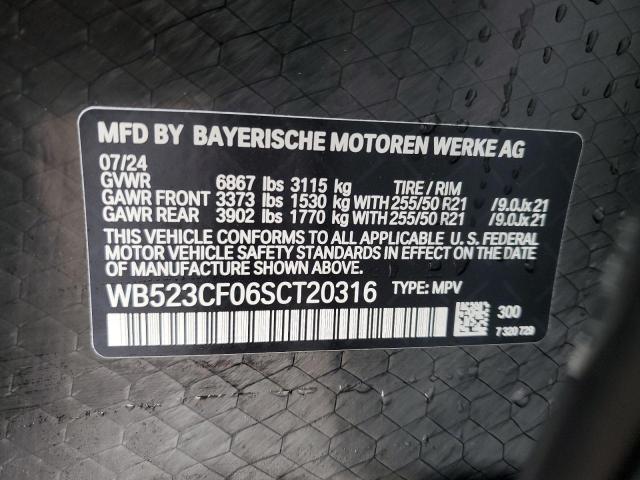 2025 BMW IX XDRIVE5 WB523CF06SCT20316