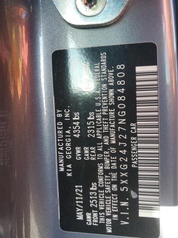 2022 KIA K5 LX 5XXG24J27NG084808